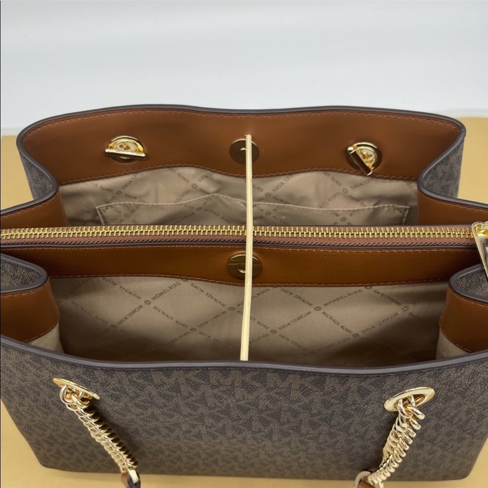 Michael Kors Teagen Satchel & Double Zip Wallet - Picture 6 of 11